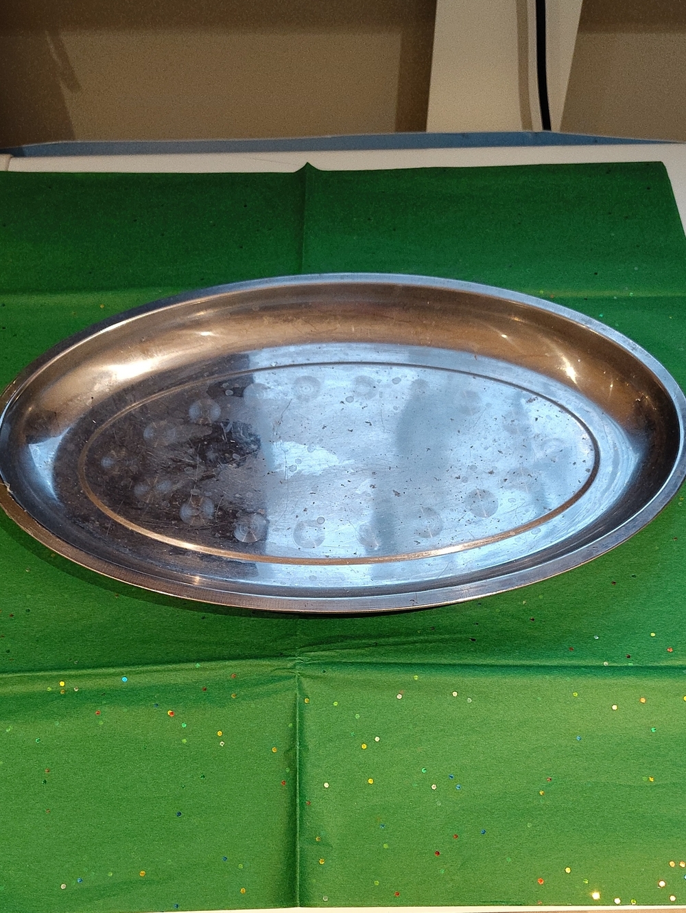 Oval Metal Tray